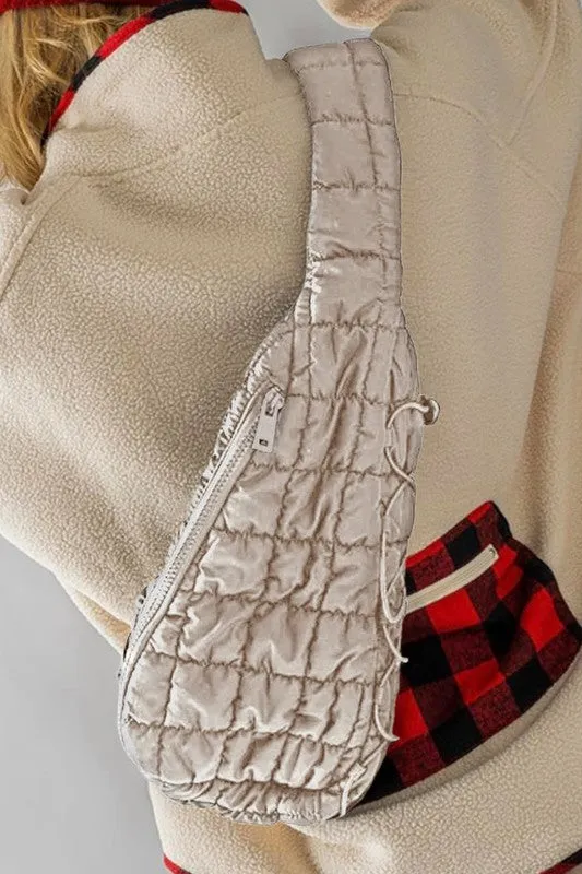 TEEK - Quilted Drawstring jennie sling bag