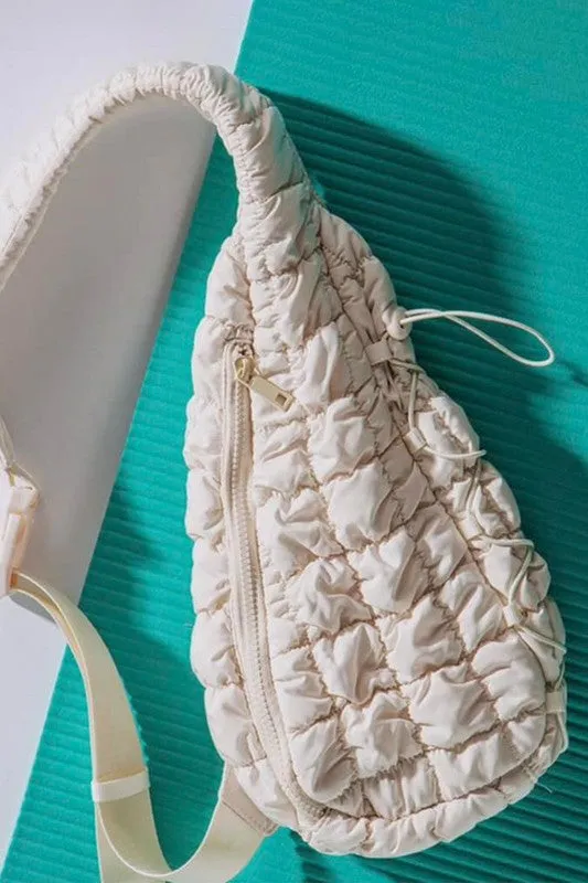 TEEK - Quilted Drawstring jennie sling bag
