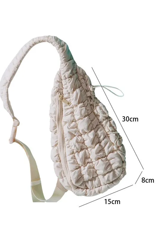 TEEK - Quilted Drawstring jennie sling bag