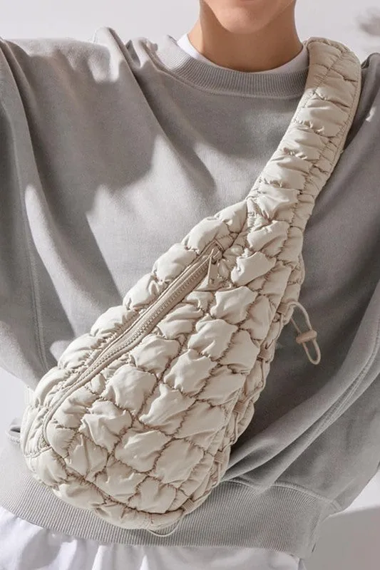 TEEK - Quilted Drawstring jennie sling bag