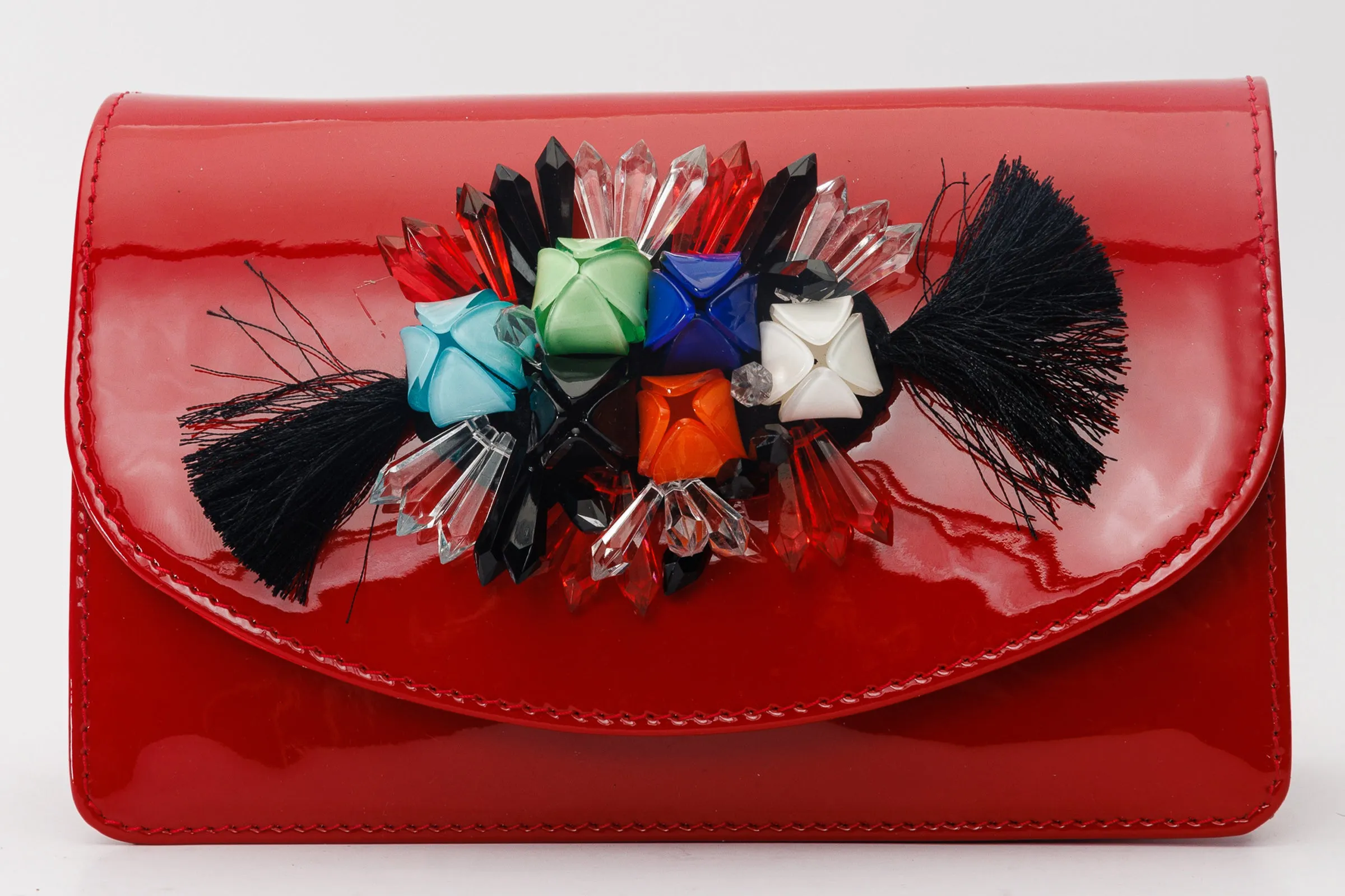 The Vigo Red Patent Leather Hanbag