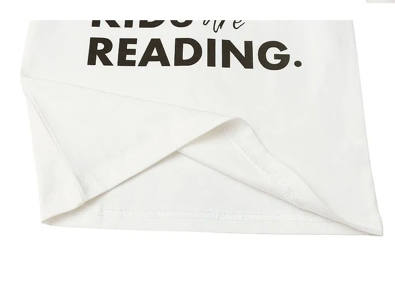 Toddler Casual Letter Print Short Sleeve Tee