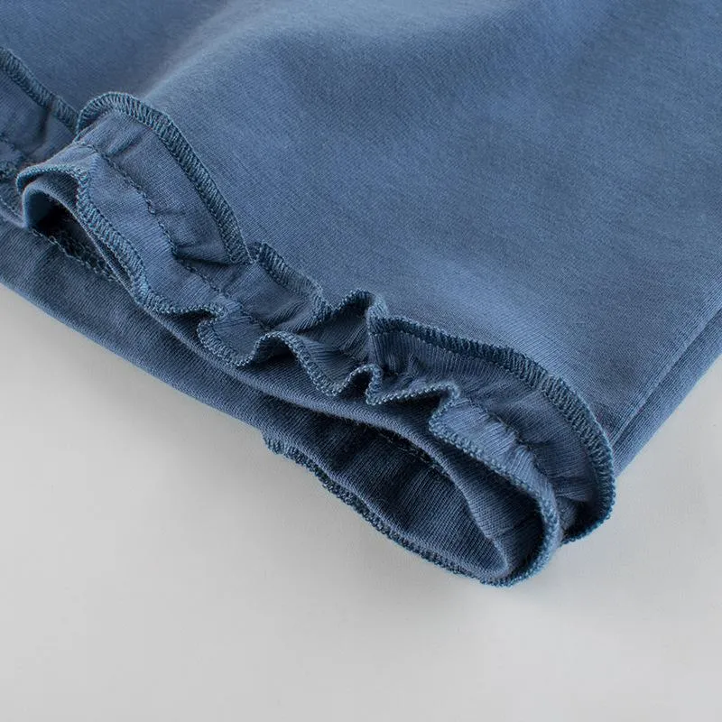 Toddler Girls Cotton Shorts in Pink and Blue