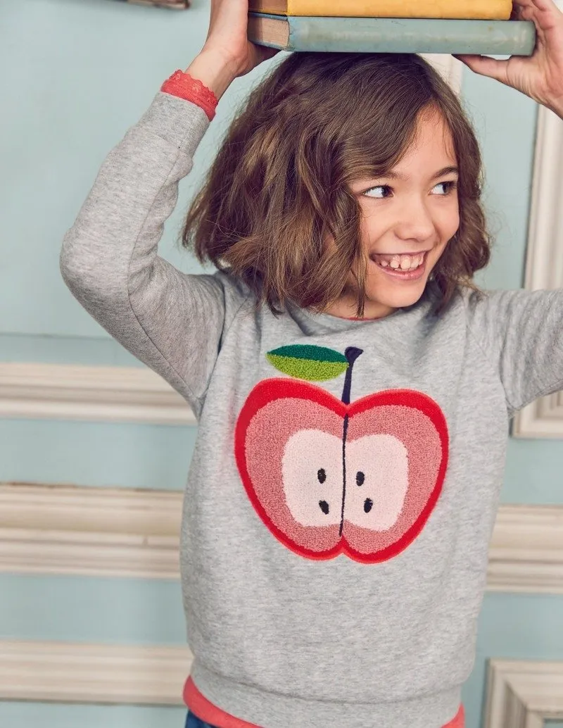 Toddler/Kid Apple Design Sweatshirt