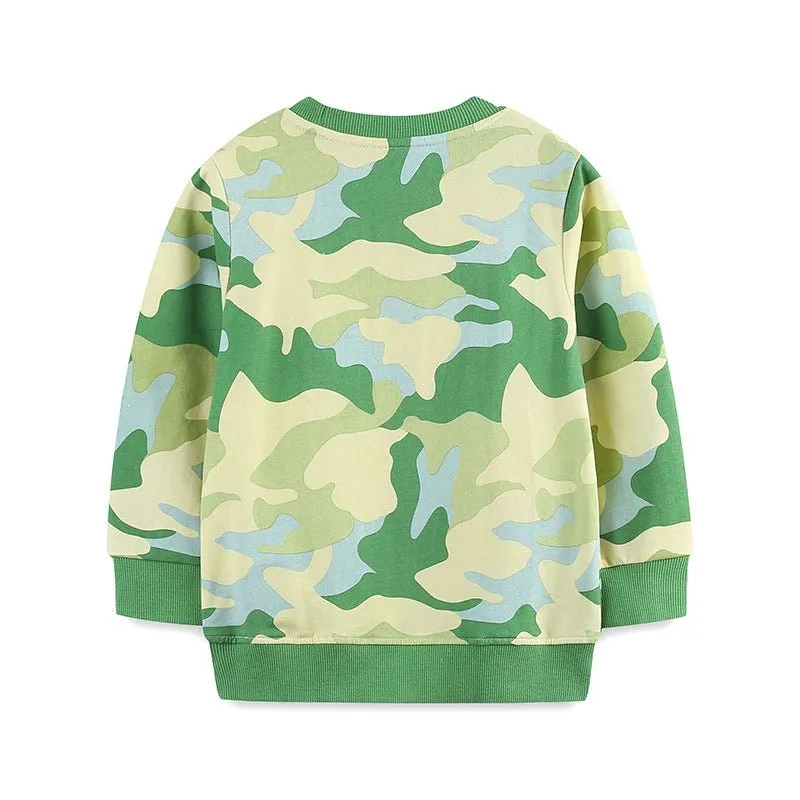 Toddler/Kid Boy Camouflage Tiger Design Sweatshirt