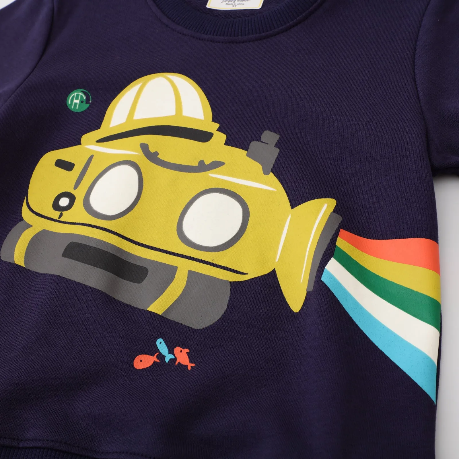 Toddler/Kid Boy Glow in the Dark Submarine Sweatshirt