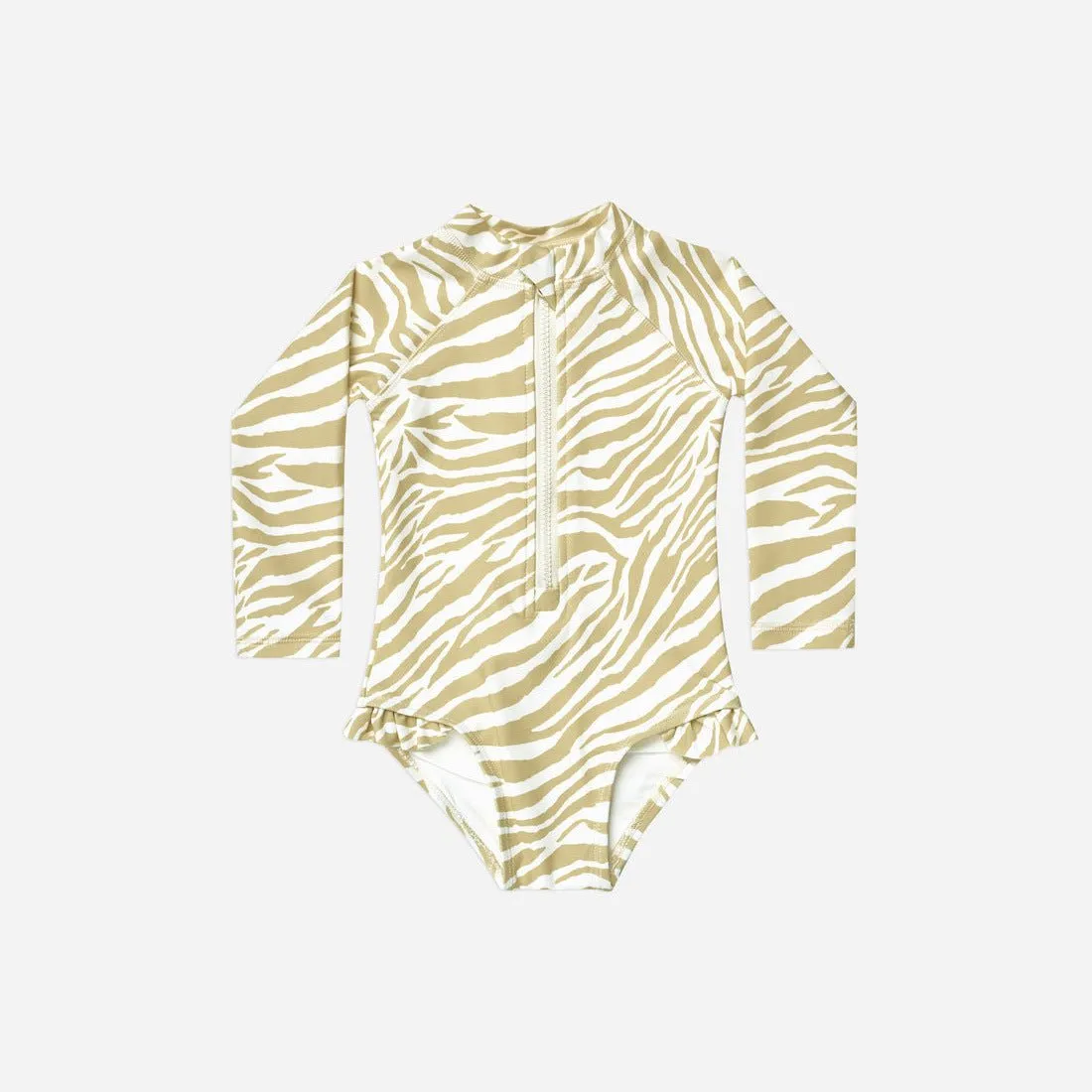Toddler/Kid Girl Mix Prints Long Sleeve One-Piece Swimsuit (2 Designs)