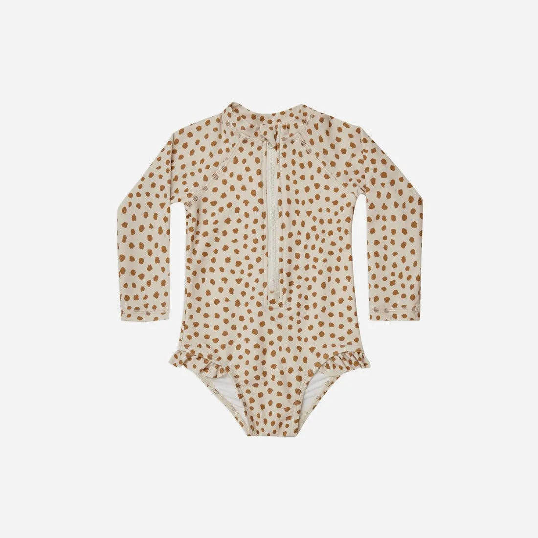 Toddler/Kid Girl Mix Prints Long Sleeve One-Piece Swimsuit (2 Designs)