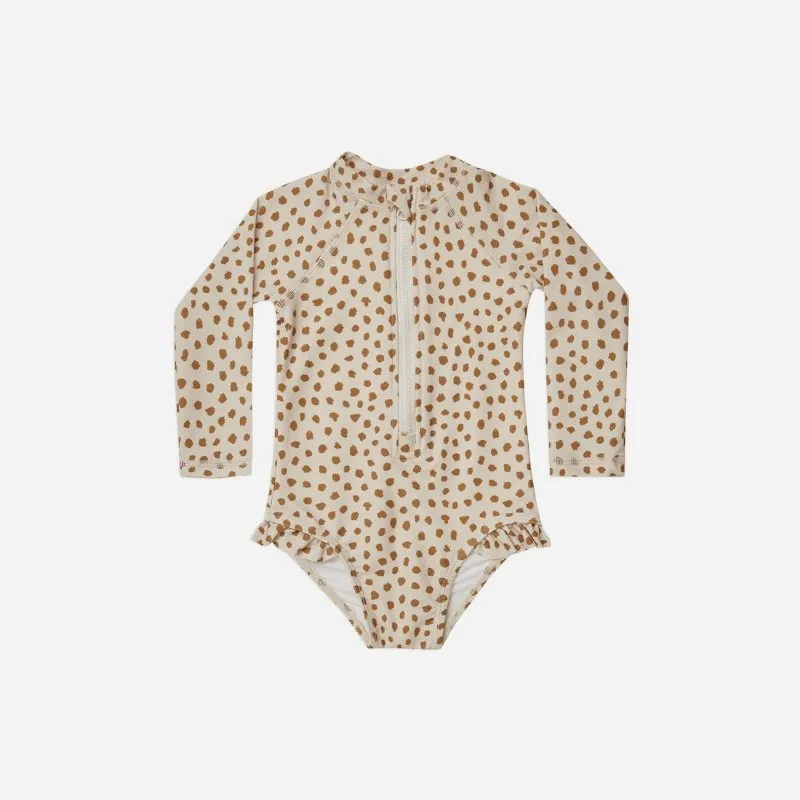 Toddler/Kid Girl Mix Prints Long Sleeve One-Piece Swimsuit (2 Designs)