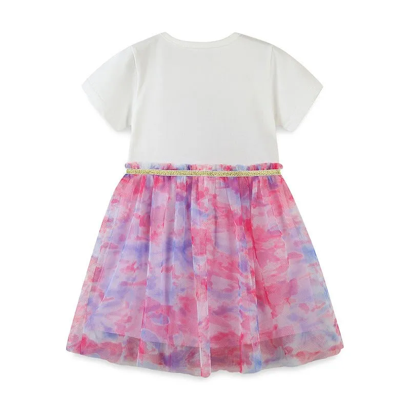Toddler/Kid Girl's Cartoon Zebra Design Dress