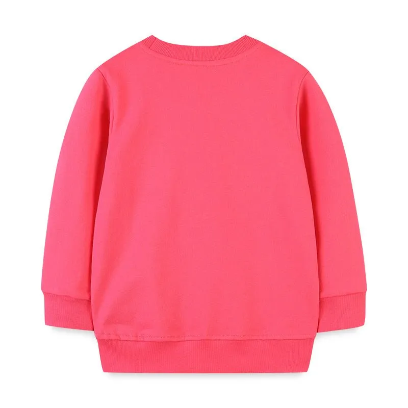 Toddler/Kid Girl's Cute Elephant Embroidery Sweatshirt