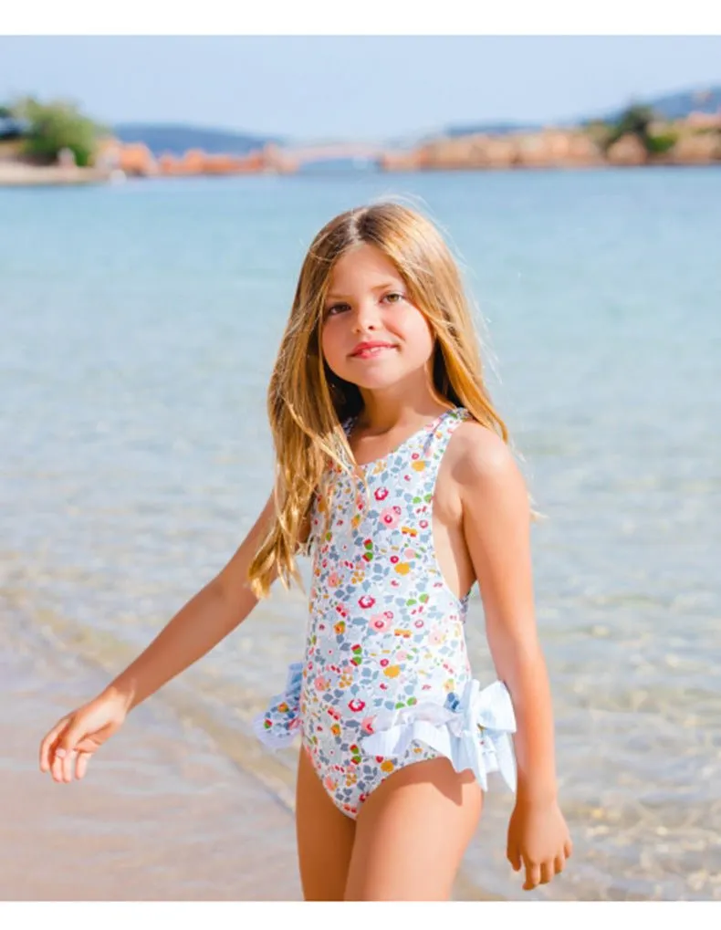 Toddler/Kid Girl's Floral Pattern Swimsuit (4 designs)