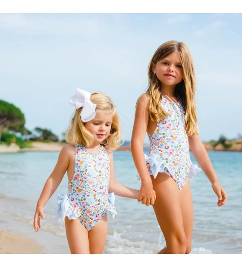 Toddler/Kid Girl's Floral Pattern Swimsuit (4 designs)