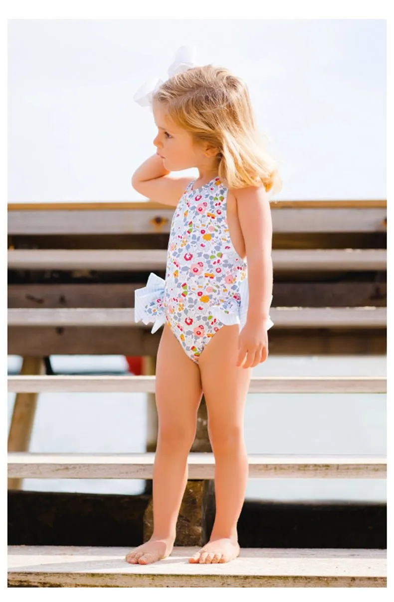 Toddler/Kid Girl's Floral Pattern Swimsuit (4 designs)