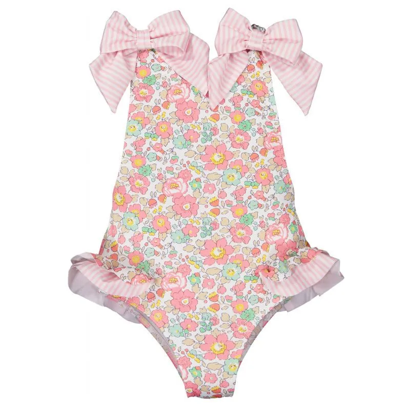 Toddler/Kid Girl's Floral Pattern Swimsuit (4 designs)