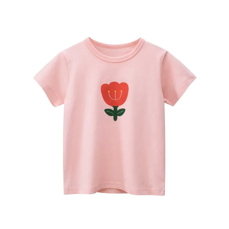 Toddler/Kid Girl's Floral T-shirt