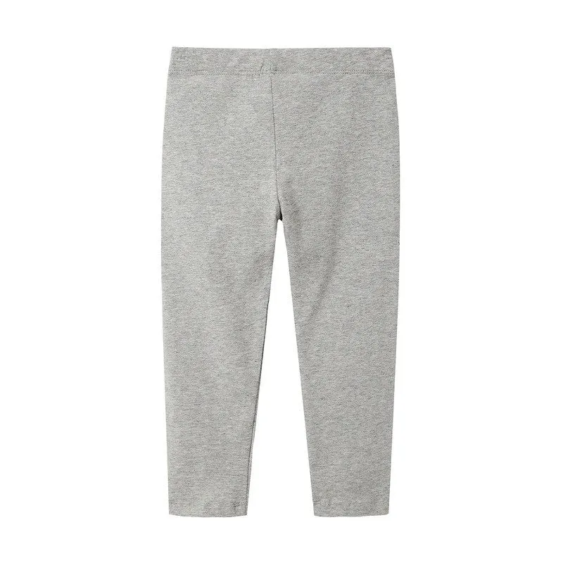 Toddler/Kid Girl's Gray Giraffe Pattern Leggings
