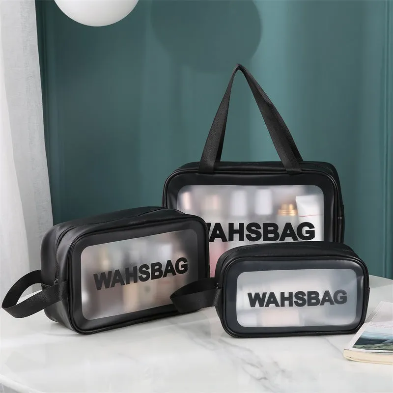Transparent PVC Frosted Storage Bag, HG0122