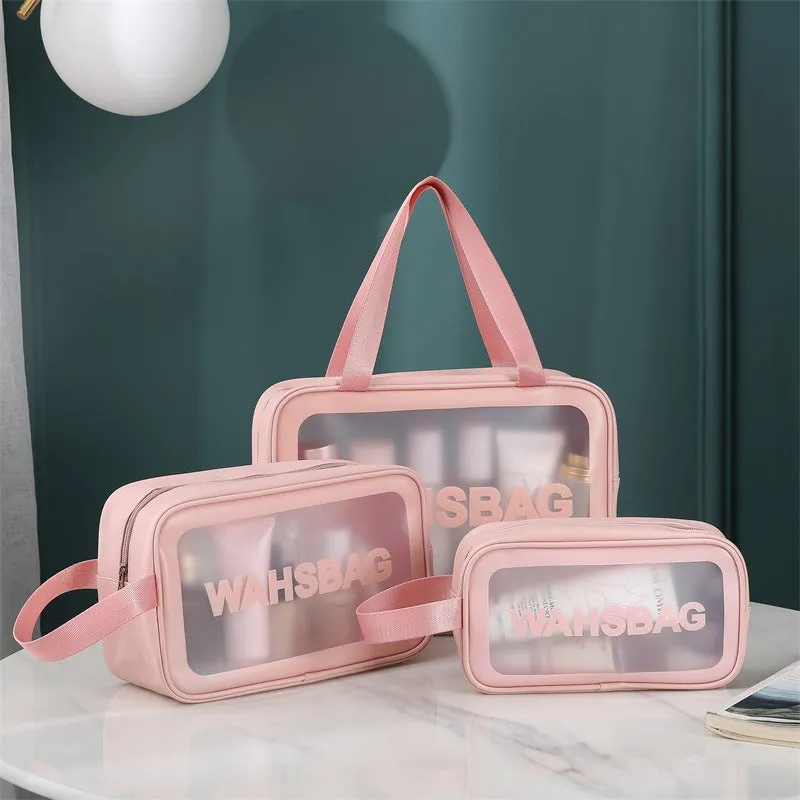 Transparent PVC Frosted Storage Bag, HG0122