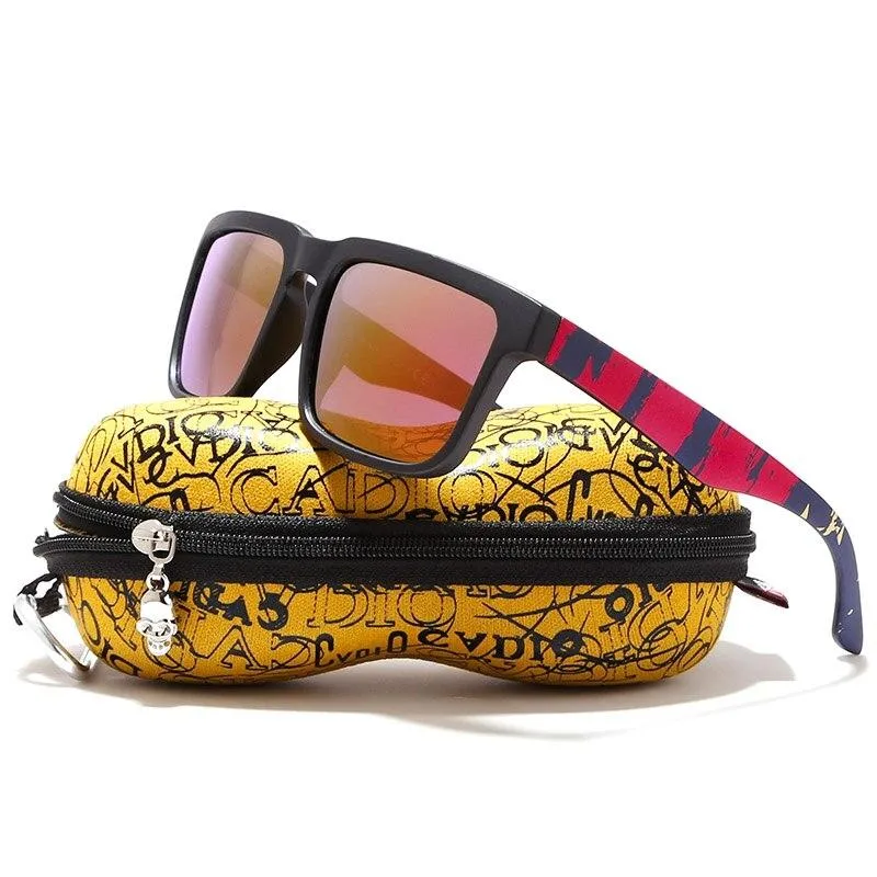 Trendy Unique Punk Framed Polarized Sunglasses