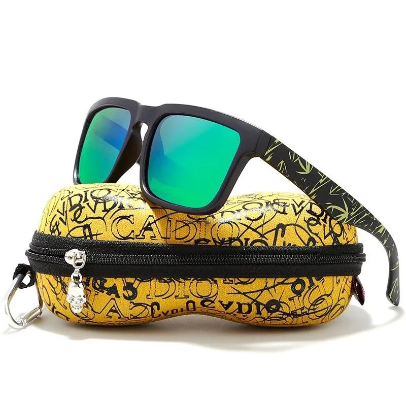 Trendy Unique Punk Framed Polarized Sunglasses