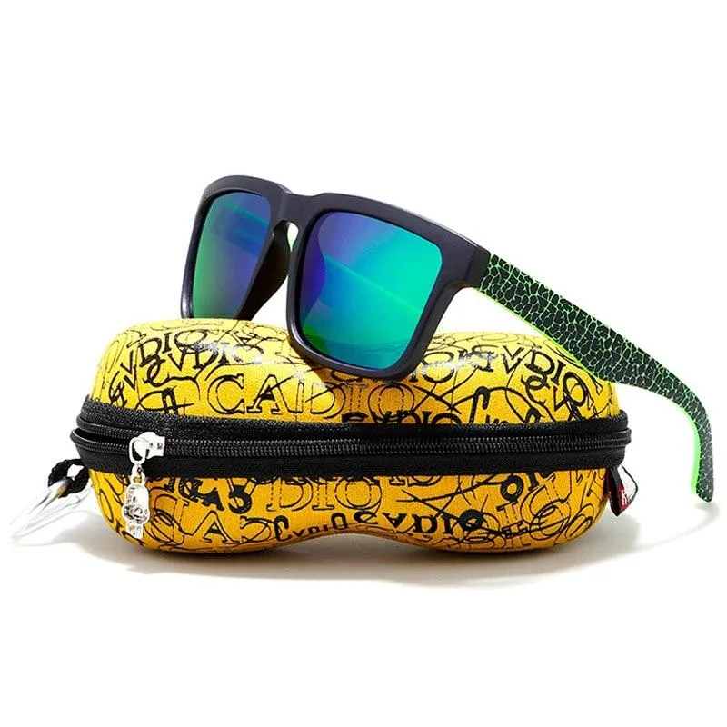 Trendy Unique Punk Framed Polarized Sunglasses