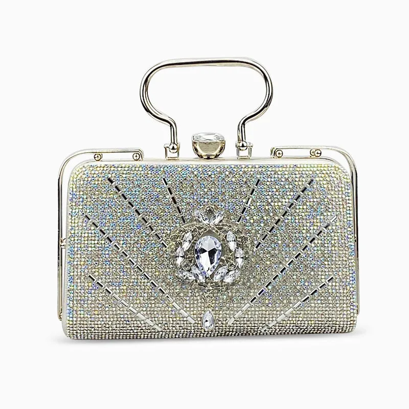 Tricia Shiny Banquet Clutch Bag