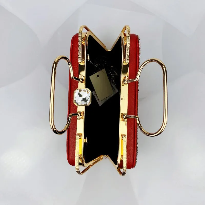 Tricia Shiny Banquet Clutch Bag