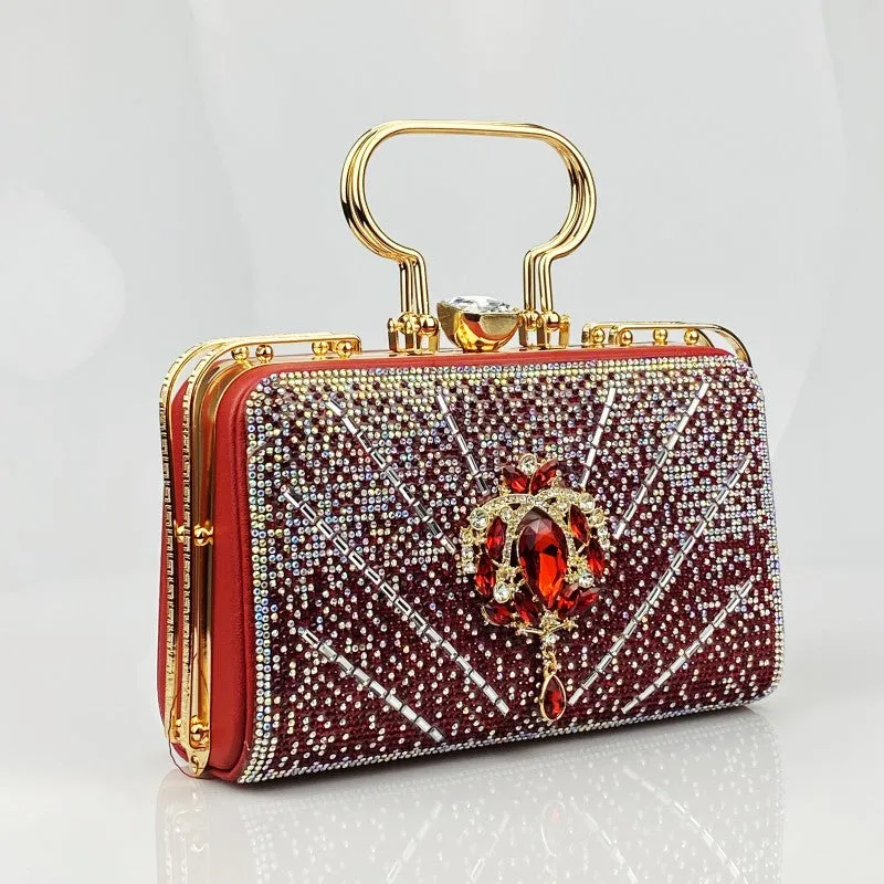 Tricia Shiny Banquet Clutch Bag