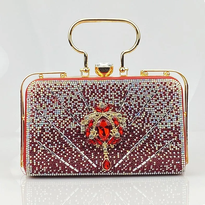 Tricia Shiny Banquet Clutch Bag