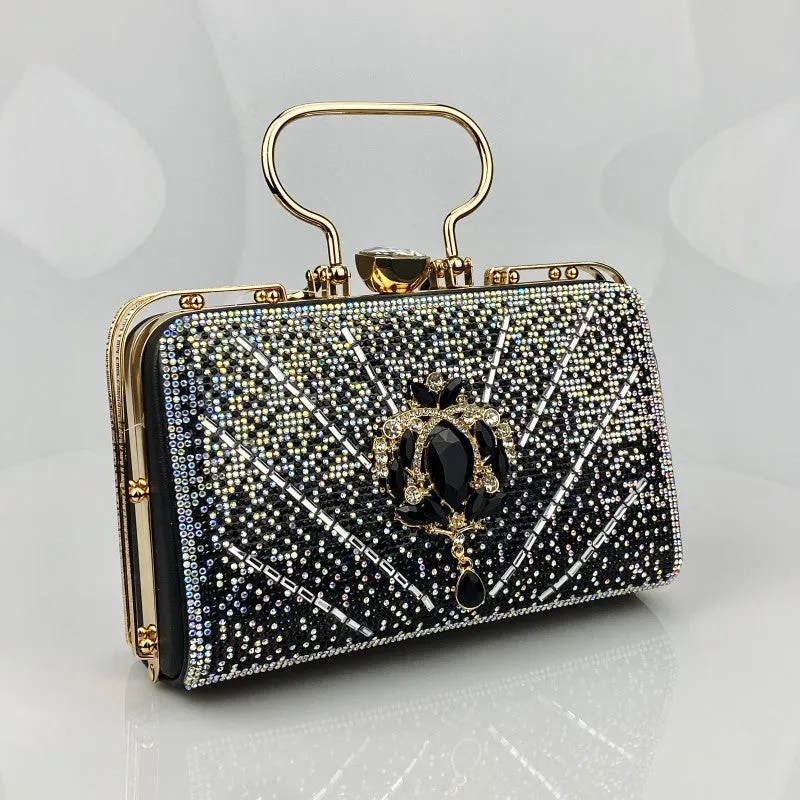 Tricia Shiny Banquet Clutch Bag