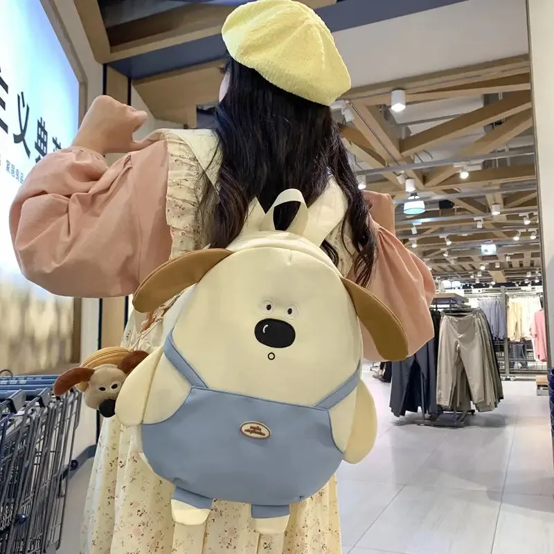 UAKISS  -  Cute Womens Backpack Cartoon Kawaii Dog Backpacks for Ladies Autumn Fashion Versatile Casual  Female Bag for Girls