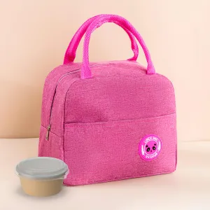 UMAI Insulated Tiffin Lunch Bag| Leakproof, Waterproof, Lightweight Storage Bag | Multipurpose -Office, School, Outdoor Activities (Fuschia)