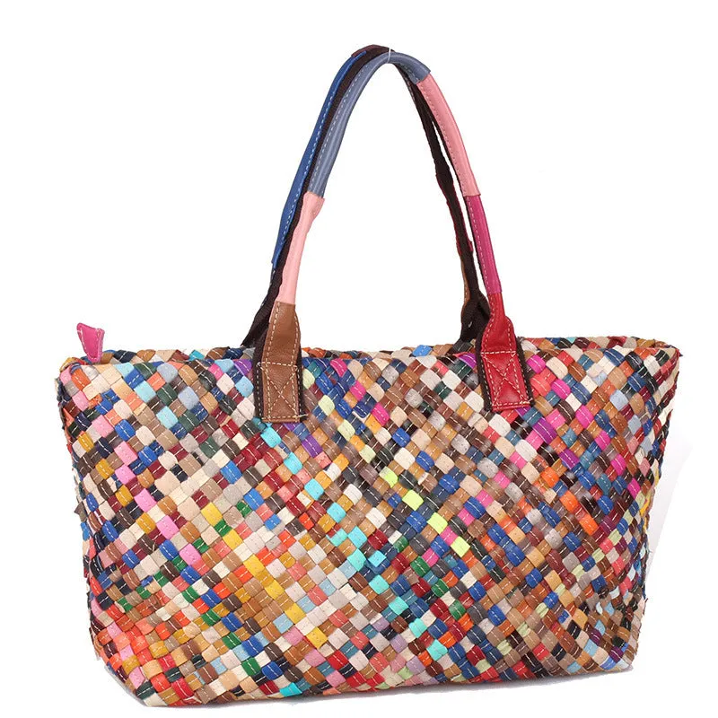 Vibrant Hand-Woven Colorful Bag – Artisan Craftsmanship for Every Occasion