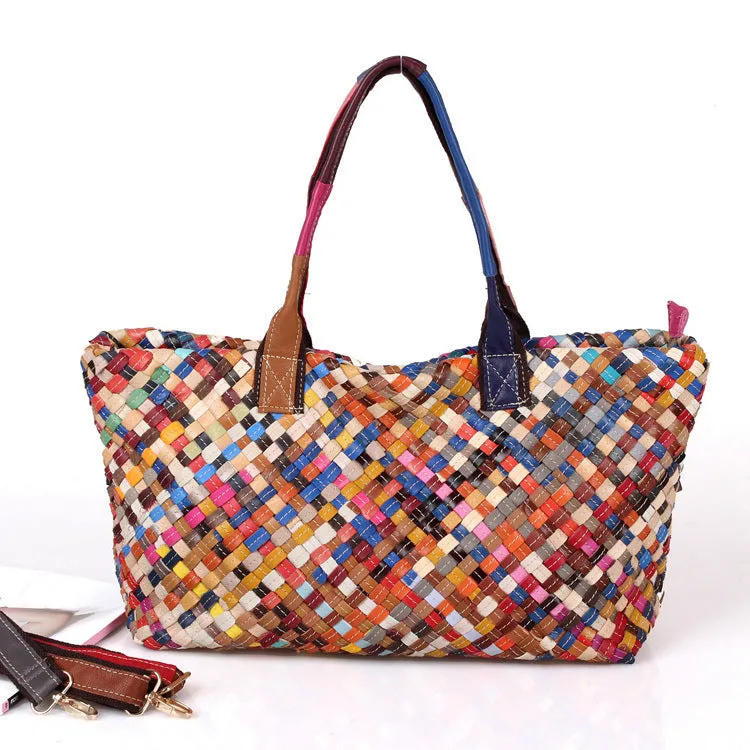Vibrant Hand-Woven Colorful Bag – Artisan Craftsmanship for Every Occasion