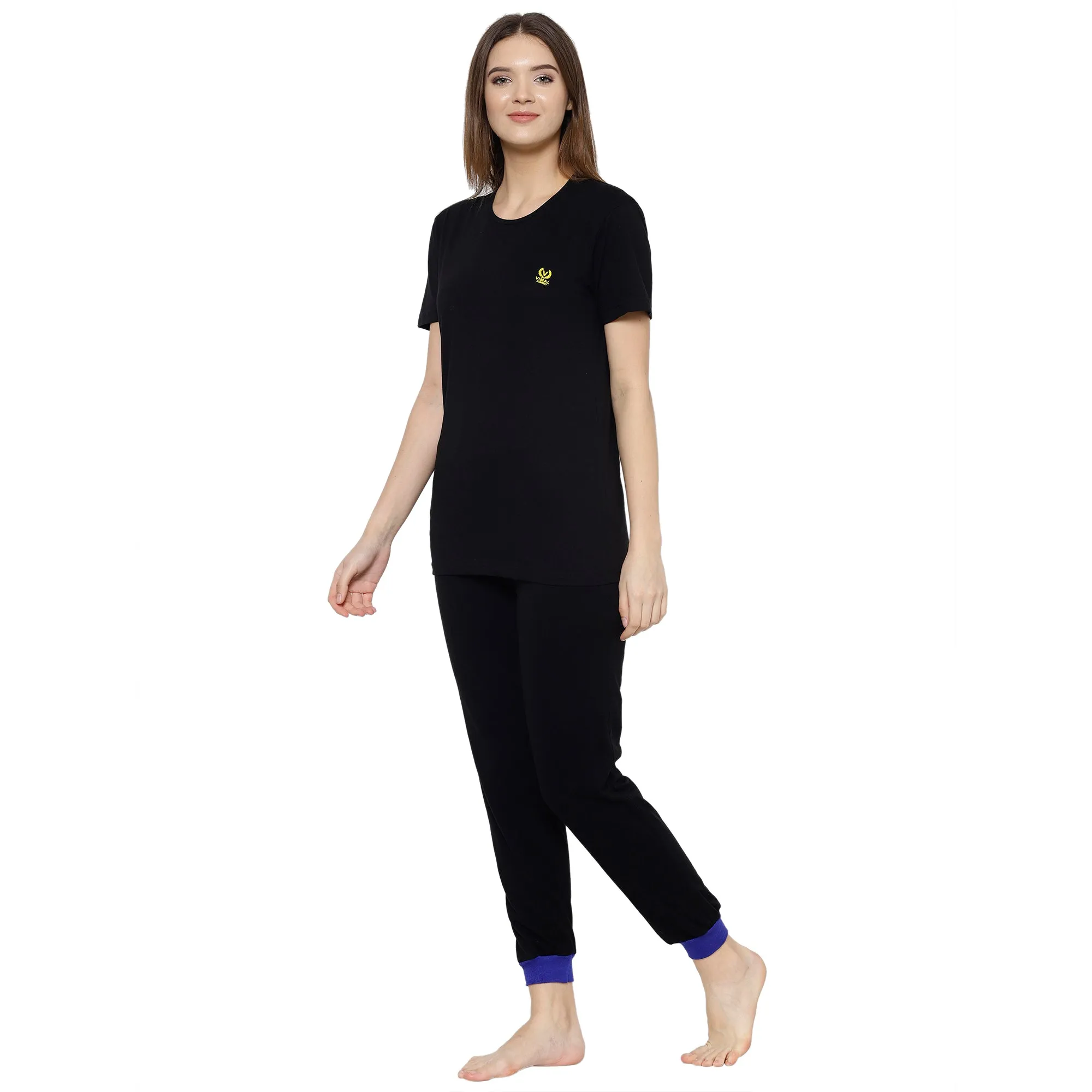 Vimal Jonney Black Women's Night Suit
