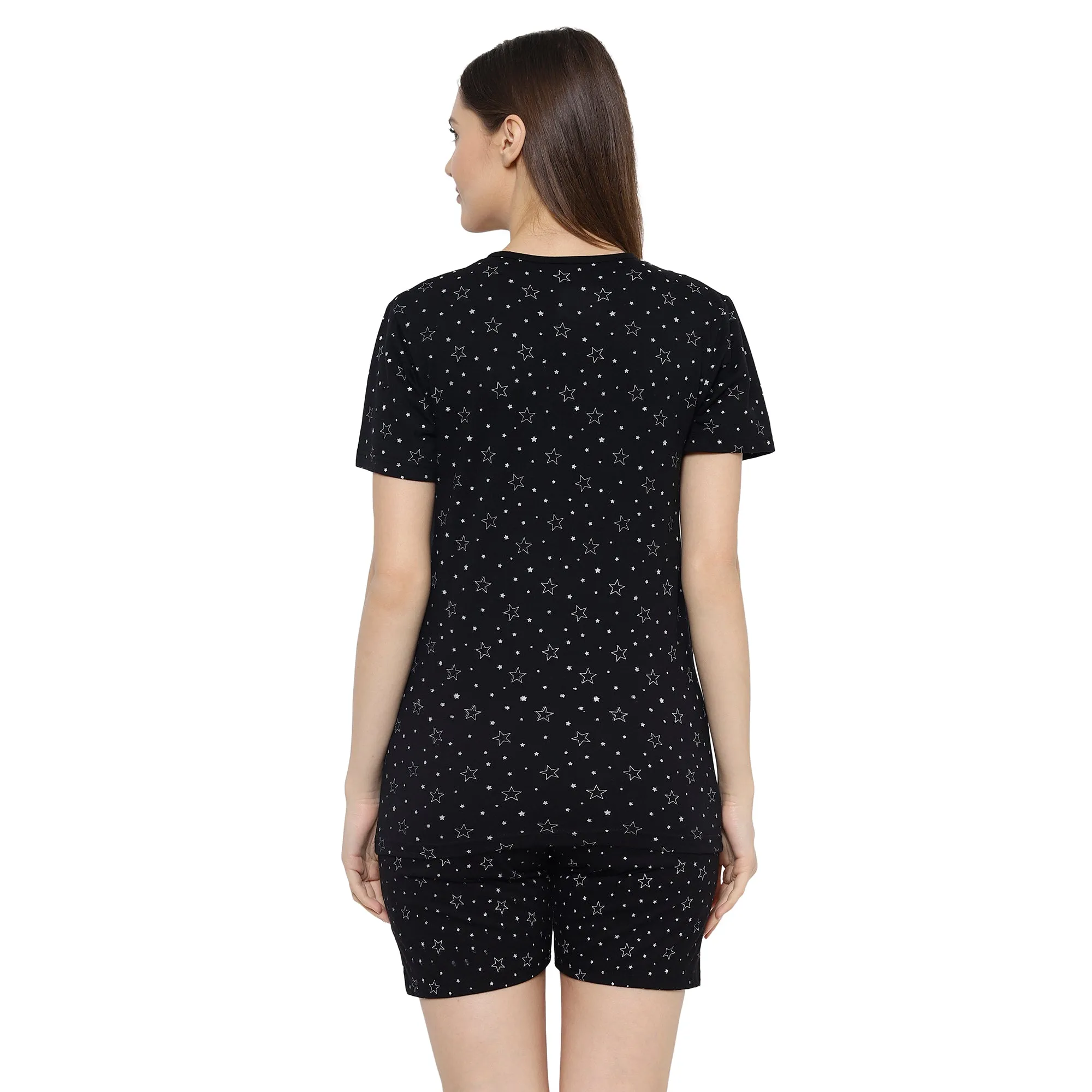 Vimal Jonney Black Women's Night Suit