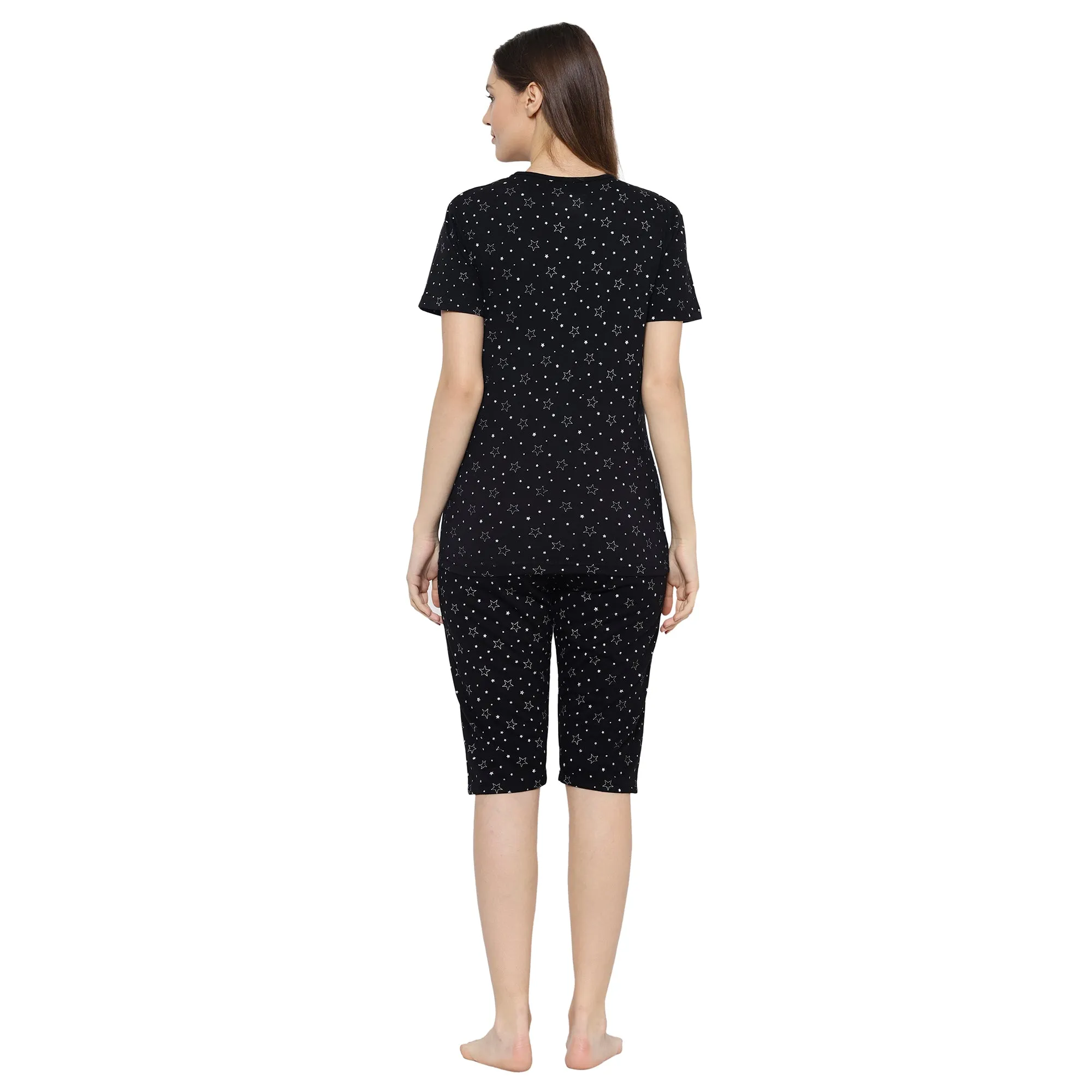 Vimal Jonney Black Women's Night Suit