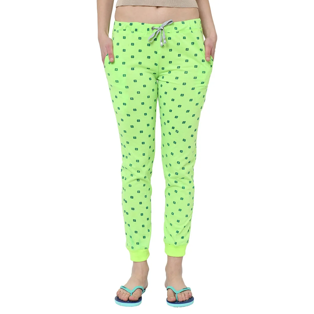Vimal Jonney Green Trackpant For Women's