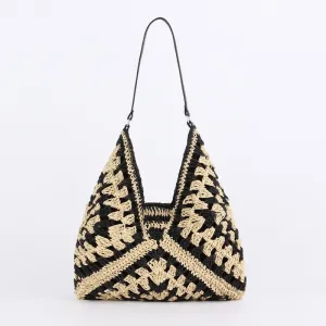 Vintage Large Capacity Woven Bag Shoulder Bag