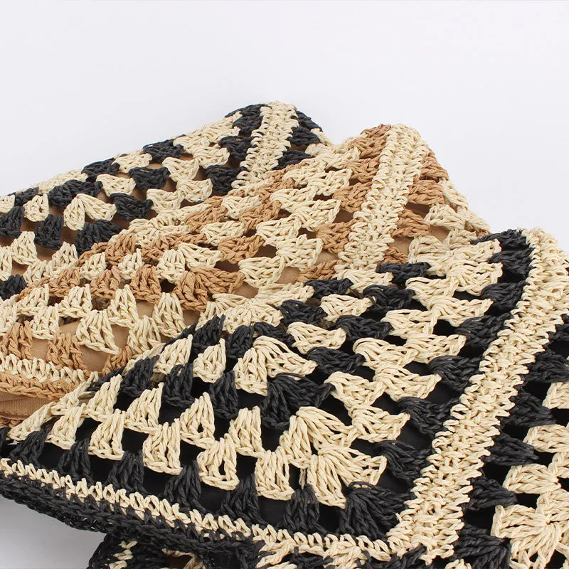 Vintage Large Capacity Woven Bag Shoulder Bag