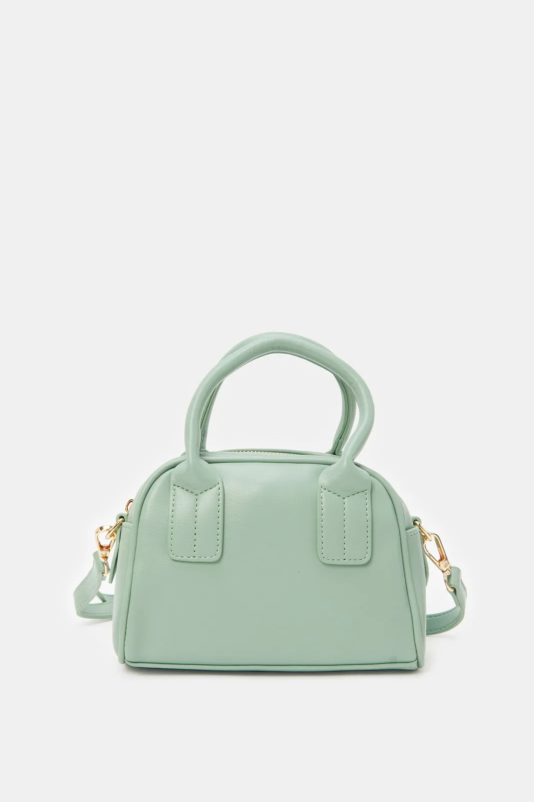 Women Green Embellished Cross Body Bag