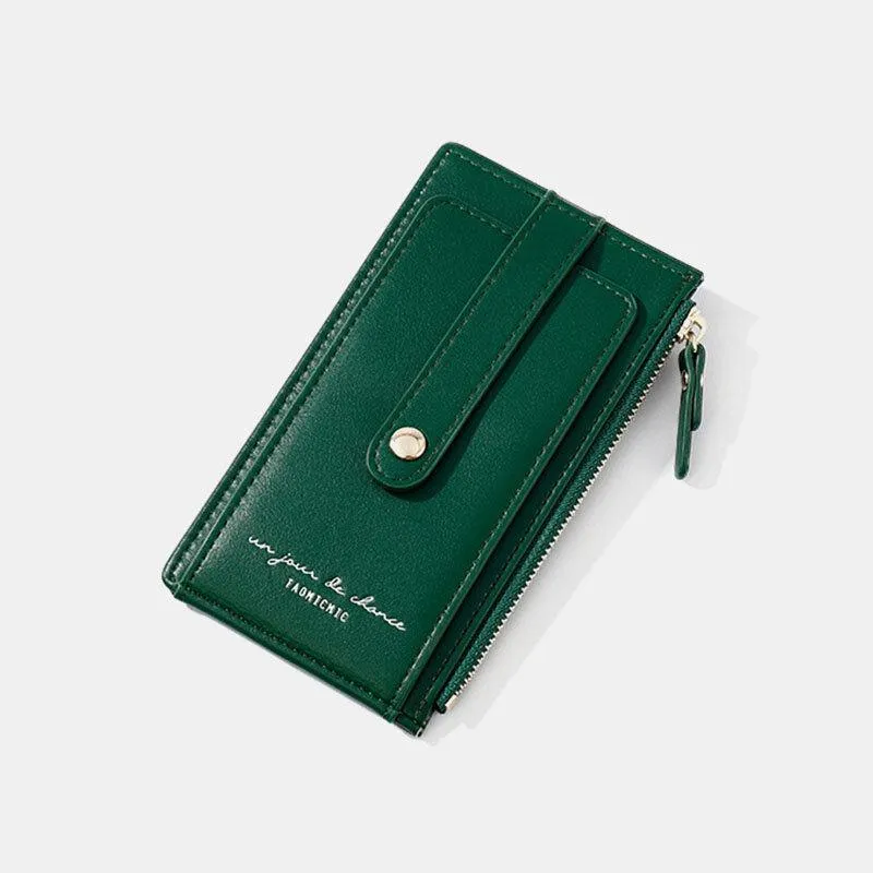 Women RFID Anti Theft 7 Card Slots Wallet Purse