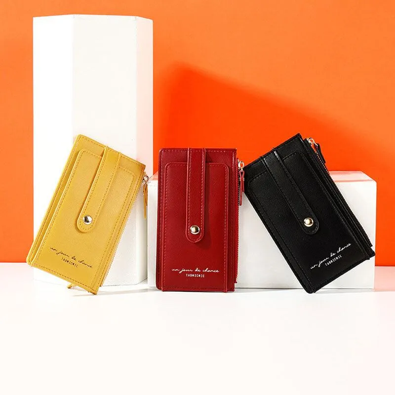 Women RFID Anti Theft 7 Card Slots Wallet Purse