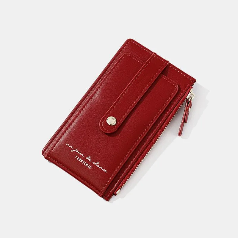 Women RFID Anti Theft 7 Card Slots Wallet Purse