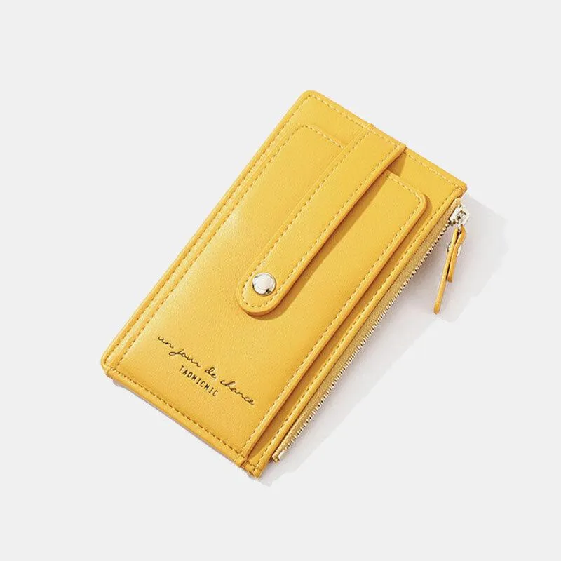 Women RFID Anti Theft 7 Card Slots Wallet Purse