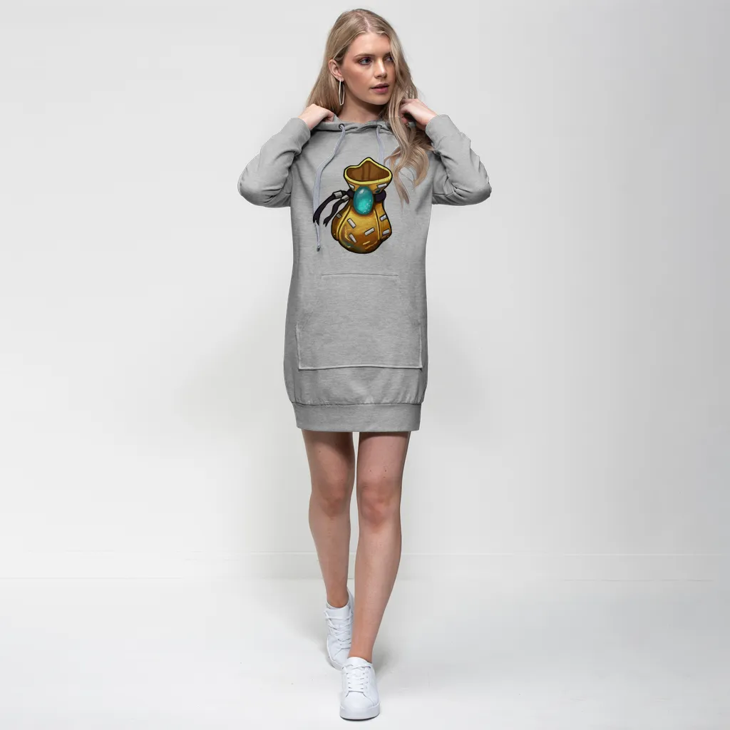 Yellow Bag Premium Adult Hoodie Dress